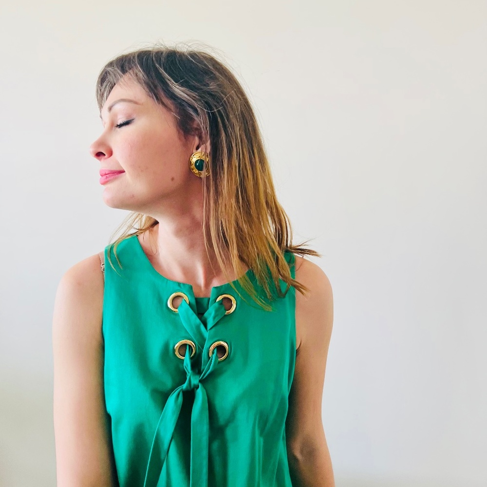 Jessica Simpson Women Green Mini Dress